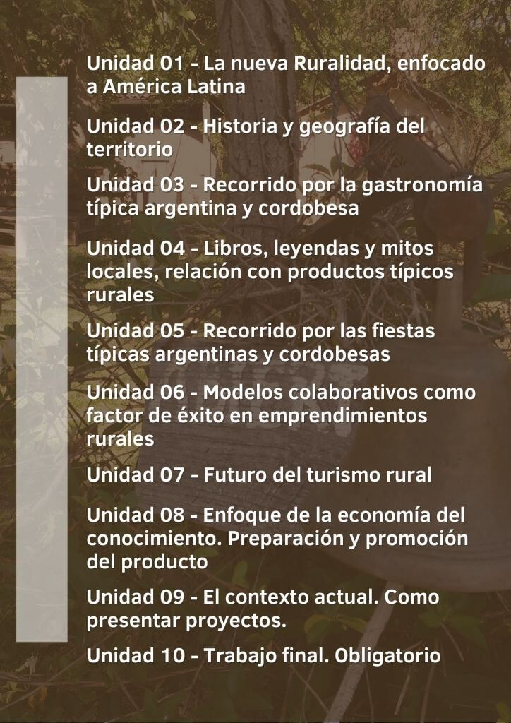 Turismo Rural: una tarea colaborativa con manos de mujer. turismo rural